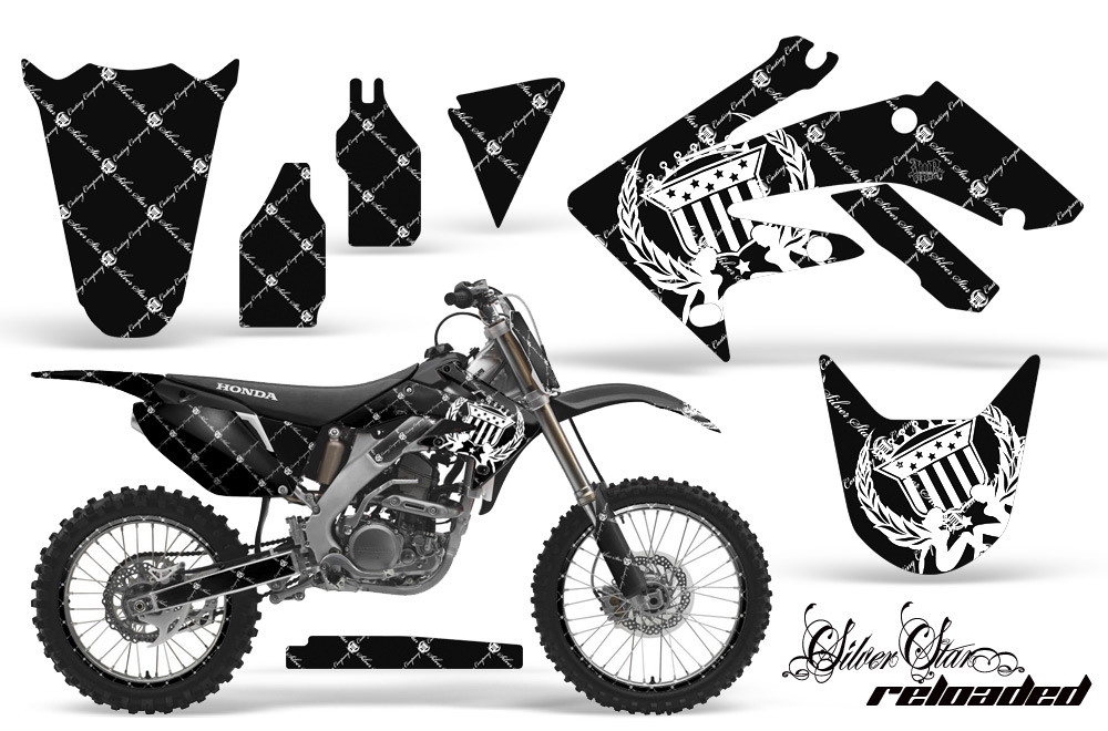 Honda CRF250R 04-09 Graphics Kit SSR WB NPs